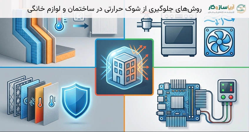 روش های جلوگیری از شوک حرارتی در ساختمان و لوازم خانگی