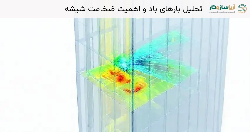 تحلیل بارهای باد و اهمیت ضخامت شیشه