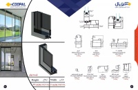 سیستم درب و پنجره مونوریل سری 80 ترمال بریک آلومینیومی کوپال
