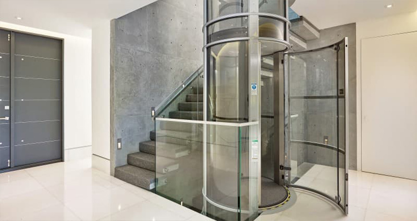 کابین آسانسور شیشه ای از لحاظ شکل ظاهر چند نوع دارد؟