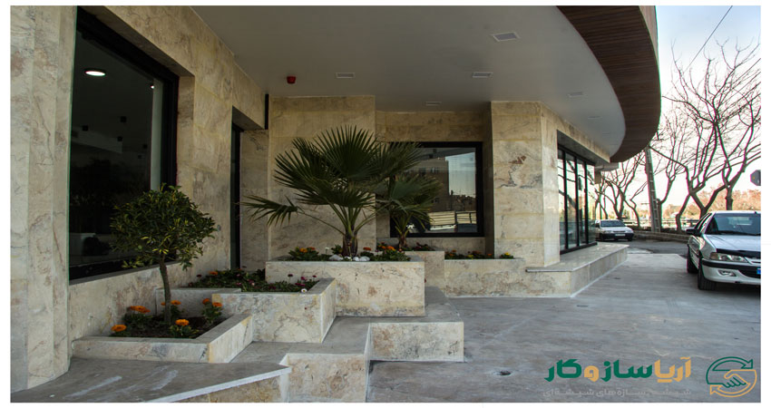 دیوار شیشه ای ساختمان