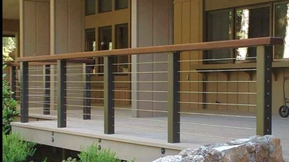 ارتفاع نرده تراس