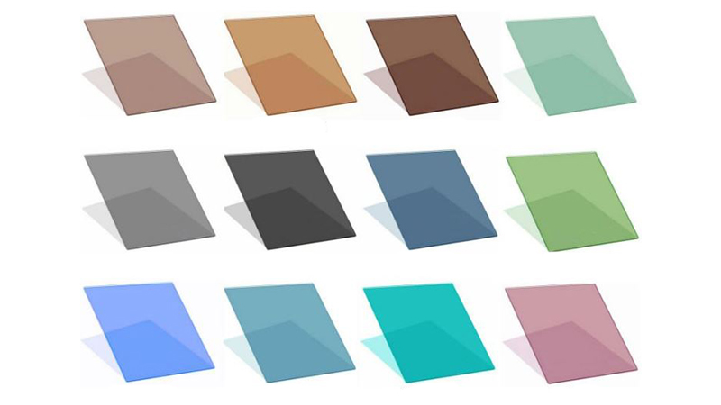 انواع شیشه سکوریت براساس رنگ